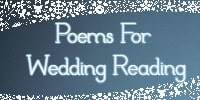 Poems For Wedding Reading